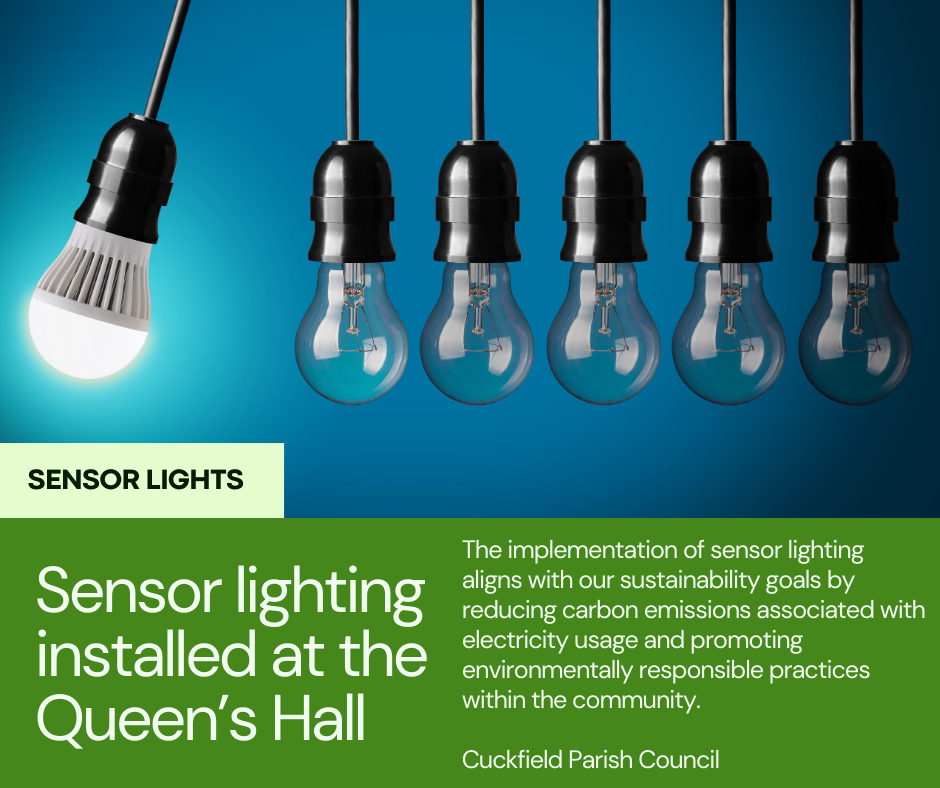 Sensor Lighting Installed At The Queen’S Hall