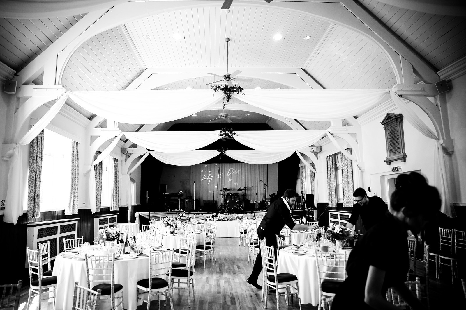 Decorated hall