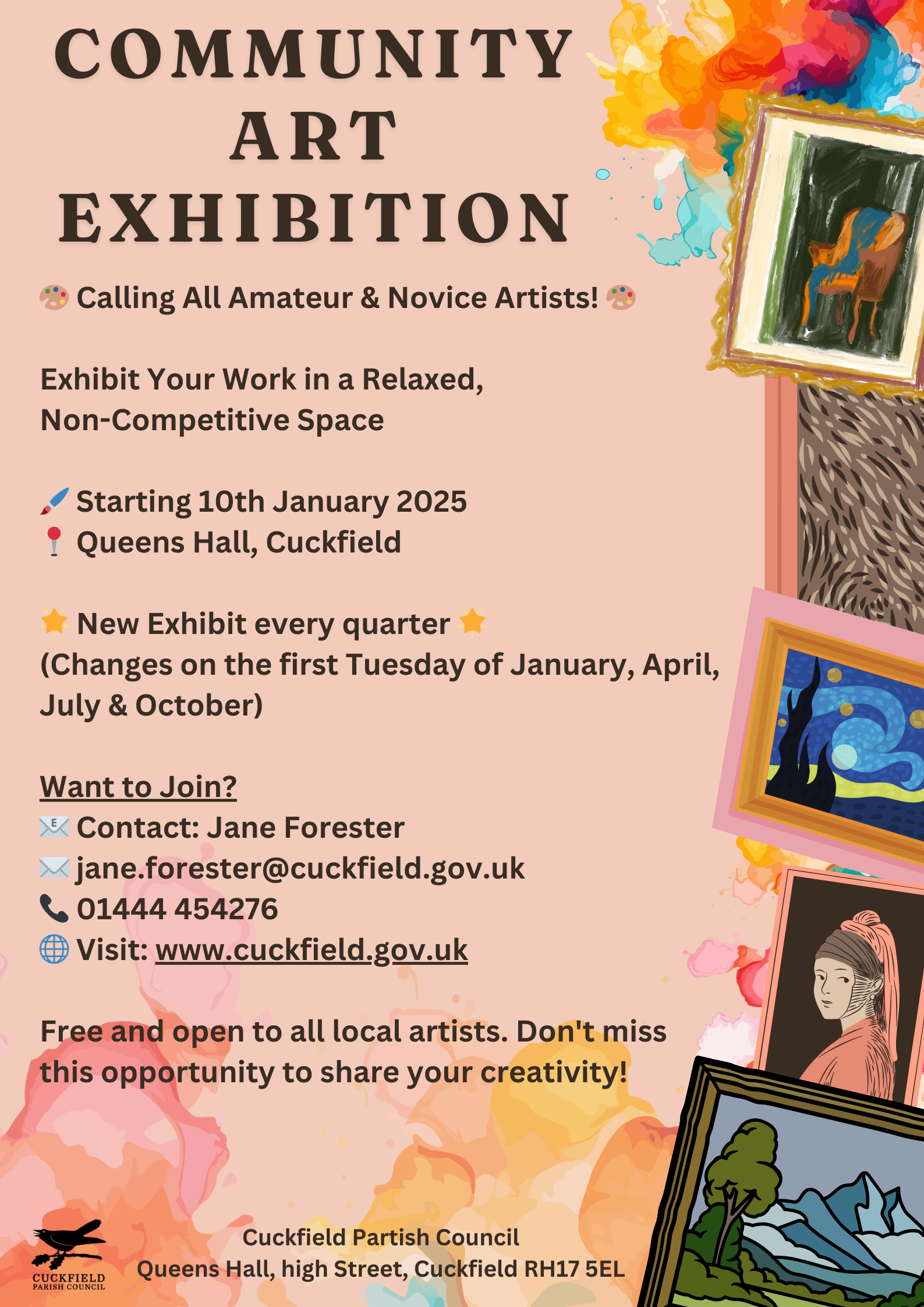 Community Art Exhibition Jan 2025